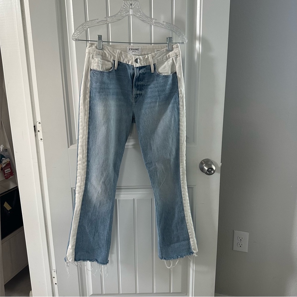 Frame Le Crop Mini Boot Jeans Color- Block - image 7